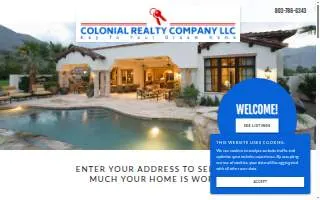 Colonial Realty website