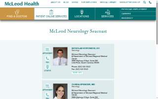 McLeod Neurology Seacoast