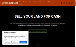 She Buys Land