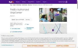 FedEx Authorized ShipCenter of Charleston website