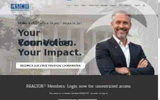 South Carolina Association of REALTORS website