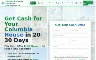 Campos Property Solutions website
