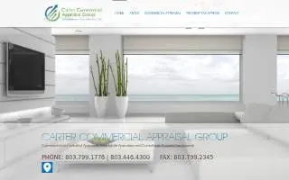 Carter Commercial Appraisal Group website