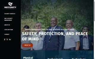 Security Management of SC Inc website