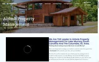Heartwood Furnished Homes Lake Murray Property Management website