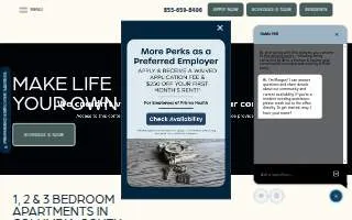 Gable Hill Apartment Homes website
