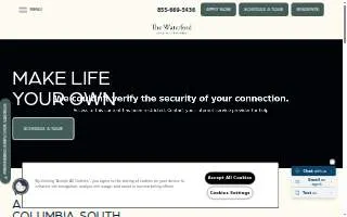 The Waterford Apartments Apartment Homes website