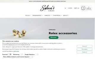 Sylvan's Jewelers website