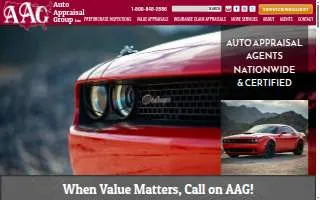 Auto Appraisal Group website