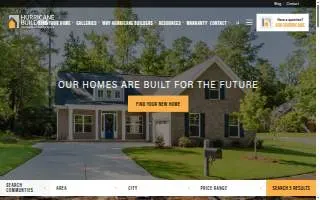 Hurricane Builders website