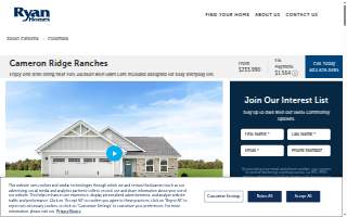 Ryan Homes at Cameron Ridge Ranches