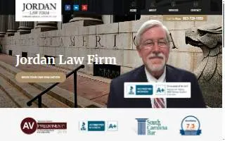 Jordan Law Firm website