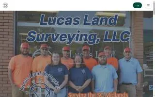 Lucas Land Surveying, LLC website