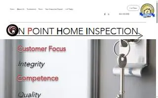 On Point Home Inspection website