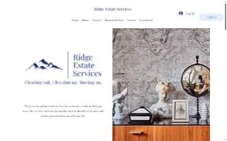 Ridge Estate Services website