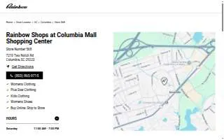 Rainbow Shops of Columbia website