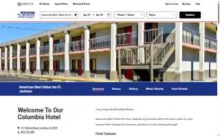 Americas Best Value Inn Ft. Jackson website