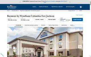 Baymont by Wyndham Columbia Fort Jackson website