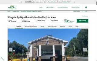 Wingate by Wyndham Columbia/Fort Jackson website