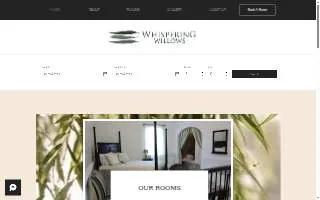 Whispering Willows B&B website