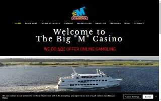 The Big "M" Casino website