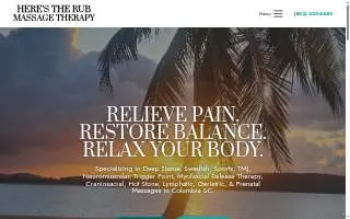 Here's the Rub Massage Therapy website