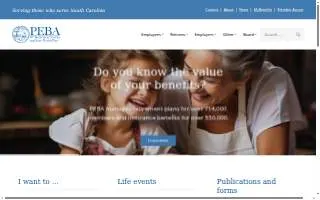 S.C. Public Employee Benefit Authority website