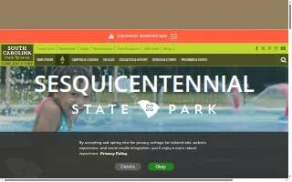 Sesquicentennial State Park website
