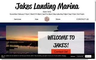 Jakes Landing website