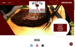 Billy G's Carolina BBQ. Billy G's Sauces and Rubs website