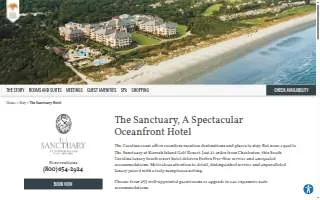 The Sanctuary at Kiawah Island Golf Resort website