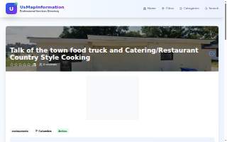 Talk of the town food truck and Catering/Restaurant Country Style Cooking