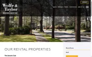 The Senate Club website