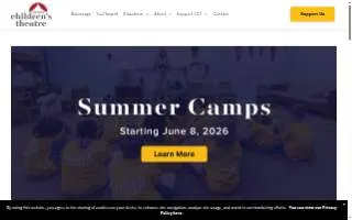 Columbia Children's Theatre website