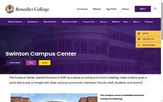 David Swinton Campus Center website