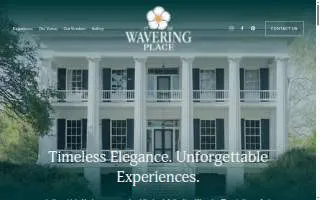 Wavering Place website