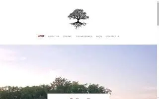 The Ole Oak Barn Wedding and Event Venue website