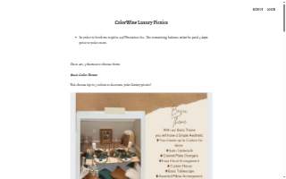 ColorWine Luxury Picnics