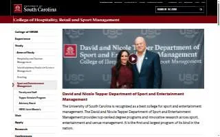 Sport and Entertainment Management website