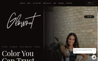 Glowout of Columbia website