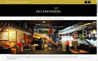 Ed's Bartending Service website