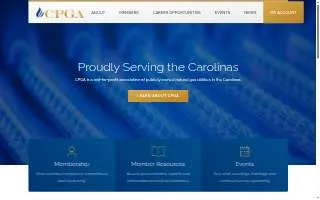 Carolinas Public Gas Association website
