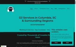 Bridal DJs of West Columbia website