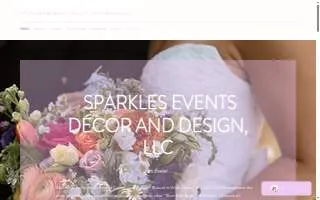 Sparkles, Event Décor Design LLC website