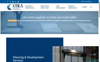 Columbia Planning Department website