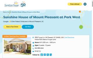 Sunshine House of Mount Pleasant at Park West