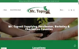 Mr.Topsoil Summerville website