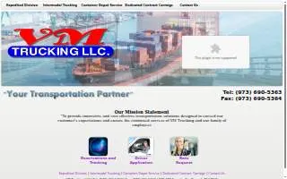 V&M Trucking, LLC website