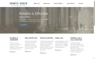 Counts & Huger Law Office website