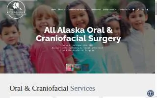 All Alaska Oral & Craniofacial Surgery of Anchorage website